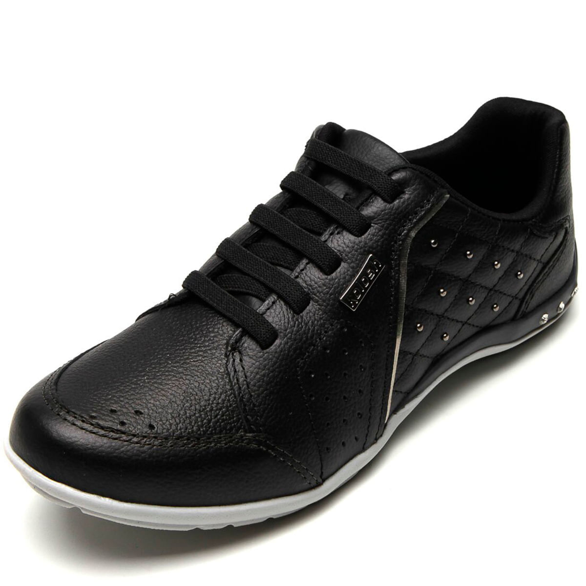 tenis couro kolosh strass