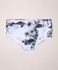 Sunga-Masculina-Tradicional-Estampada-de-Coqueiros-Protecao-UV50--Branco-9969272-Branco_1