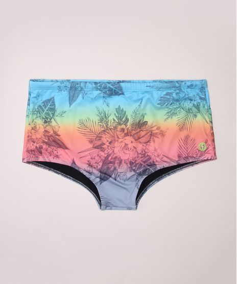 Sunga-Tradicional-Estampada-Floral-Degrade-com-Cordao-Protecao-UV50--Multicor-9969275-Multicor_1