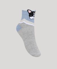 Kit-de-3-Meias-Femininas-Cano-Medio-Estampada-Cachorrinho-Cinza-9971341-Cinza_2