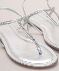 Rasteirinha-Feminina-Oneself-com-Strass-Prateada-9975857-Prateada_3