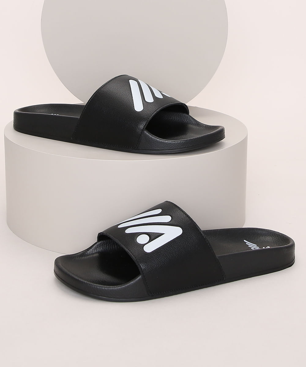 Chinelo Slide Feminino Esportivo Ace Preto