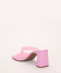 Tamanco-Feminino-Oneself-Salto-Medio-com-Tiras-em-Vinil-Rosa-9975225-Rosa_4