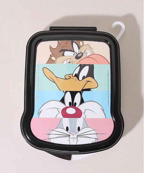 Pote-Plastico-Looney-Tunes-Preto-9976558-Preto_1