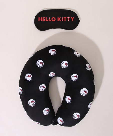 Kit-de-Apoio-de-Pescoco-Estampado-Hello-Kitty---Tapa-Olho-Preto-9978560-Preto_1