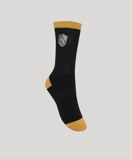 Meia-Feminina-Cano-Alto-Harry-Potter-com-Bordado-Preta-9961856-Preto_1
