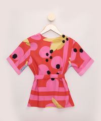 Kimono-Tal-Mae-Tal-Filha-Infantil-Feline-Estampado-Dots-Tropical-Manga-Curta-Vermelho-9965488-Vermelho_2