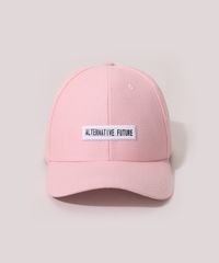 Bone-de-Sarja-Masculino-Aba-Curva-com-Bordado-Rosa-Claro-9966359-Rosa_Claro_1