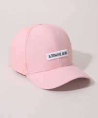 Bone-de-Sarja-Masculino-Aba-Curva-com-Bordado-Rosa-Claro-9966359-Rosa_Claro_5