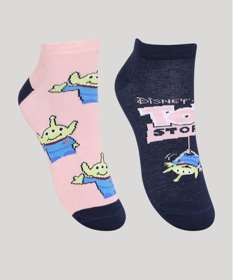 Kit-de-2-Meias-Femininas-Cano-Baixo-Toy-Story-Multicor-9970898-Multicor_1