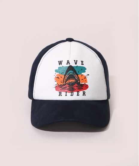 Bone-de-Sarja-Infantil-Aba-Curva-Tubarao--Wave-Rider--Azul-Marinho-9972449-Azul_Marinho_1