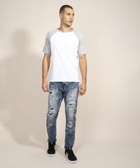 Camiseta-Masculina-Basica-Raglan-Manga-Curta-Gola-Careca-Cinza-Mescla-Claro-8808223-Cinza_Mescla_Claro_3