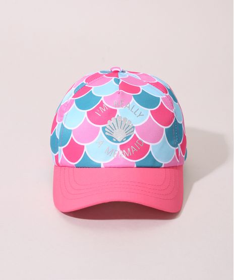 Bone-Infantil-Aba-Curva-Estampado-Sereia-Multicor-9975356-Multicor_1