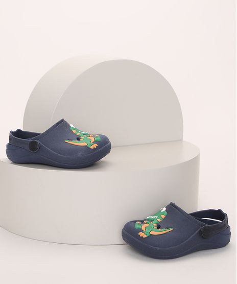 Babuche-Infantil-LueLua-Dinossauro-Azul-Marinho-9974398-Azul_Marinho_1