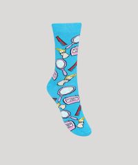 Meia-Masculina-Cano-Alto-Divertida-Johnny-Bravo-Azul-9970152-Azul_1