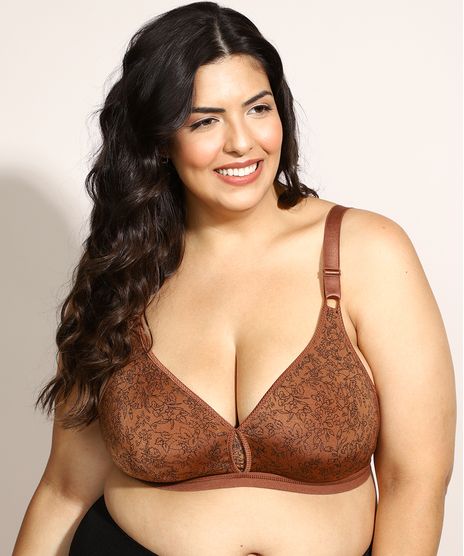 Sutia-DeMillus-Olimpo-Firantela-Estampado-Floral-Sem-Bojo-e-Aro-Marrom-9973476-Marrom_1