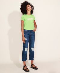 Blusa-Feminina--A-funcao-de-Agradar-a-Todos-----Manga-Curta-Decote-Redondo-Verde-9968595-Verde_3