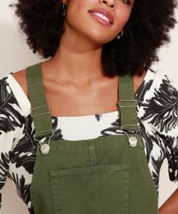 Macaquinho-de-Sarja-Feminino-com-Bolsos-Verde-Militar-9968460-Verde_Militar_4