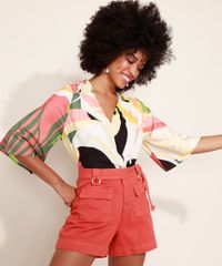 Blusa-Feminina-Estampada-Geometrica-e-Tucano-Manga-3-4-Decote-em-V-com-Transpasse-Multicor-9967559-Multicor_6