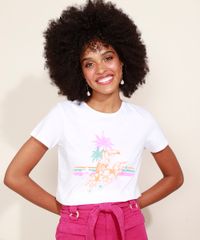 Blusa-Feminina-Flores--Tucano-e-Flores--Manga-Curta-Decote-Redondo-Off-White-9971176-Off_White_1