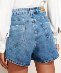 Short-Jeans-Feminino-Sawary-Gode-Cintura-Alta-com-Bolsos-Azul-Medio-9976438-Azul_Medio_2