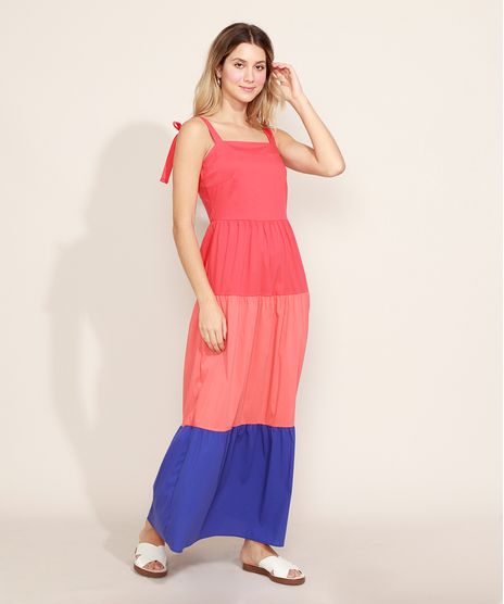 Vestido-Feminino-Longo-com-Recortes-Alcas-para-Amarrar-Multicor-9972555-Multicor_1