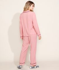 Pijama-Feminino-Camisa-com-Vivo-Contrastante-Manga-Longa-Rose-9966953-Rose_2