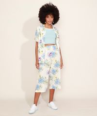 Calca-Feminina-Pantacourt-Estampada-Floral-Cintura-Media-Cos-com-Elastico-Off-White-9968981-Off_White_5