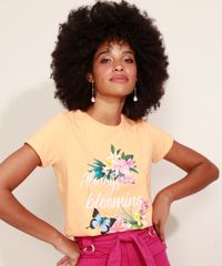 Blusa-Feminina-Flores--Always-Blooming--Manga-Curta-Decote-Redondo-Laranja-9971175-Laranja_5