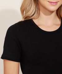 Pijama-de-Moletom-Feminino-Blusa-Manga-Curta-Preto-9973672-Preto_6