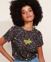 Blusa-Feminina--Stranger-Things--Manga-Curta-Decote-Redondo-Preta-9974581-Preto_1