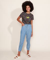 Blusa-Feminina--Stranger-Things--Manga-Curta-Decote-Redondo-Preta-9974581-Preto_3