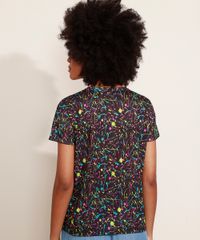 Blusa-Feminina--Stranger-Things--Manga-Curta-Decote-Redondo-Preta-9974581-Preto_4
