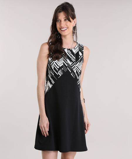 Vestido-com-Recorte-Estampado-Geometrico-Preto-8954678-Preto_1 Vestido-com-Recorte-Estampado-Geometrico-Preto-8954678-Preto_1