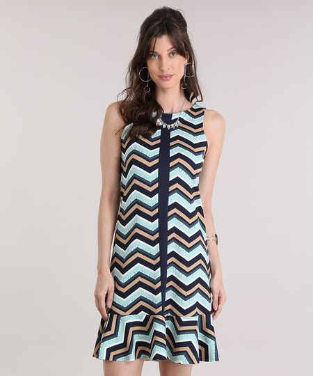 Vestido-Estampado-Geometrico-com-Recorte-e-Babado-Verde-8954674-Verde_1