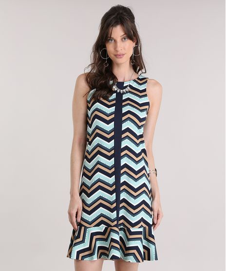 Vestido-Estampado-Geometrico-com-Recorte-e-Babado-Verde-8954674-Verde_1