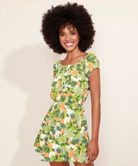 Vestido-Feminino-Ombro-a-Ombro-Estampado-de-Abacaxi-Manga-Curta-Bufante-Off-White-9968073-Off_White_4