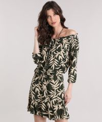 Vestido-Ombro-a-Ombro-Estampado-de-Folhagem-Verde-9013537-Verde_1