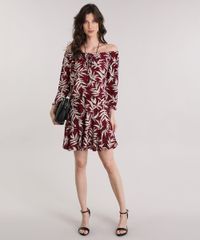 Vestido-Ombro-a-Ombro-Estampado-de-Folhagem-Vinho-9013536-Vinho_3 Vestido-Ombro-a-Ombro-Estampado-de-Folhagem-Vinho-9013536-Vinho_3