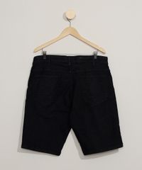 Bermuda-Jeans-Masculina-Basica-Slim-com-Bolsos-Azul-Escuro-9966714-Azul_Escuro_2