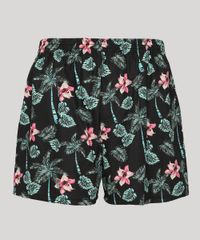 Samba-Cancao-Masculina-Estampada-Floral-e-Coqueiros-Preta-9964089-Preto_1
