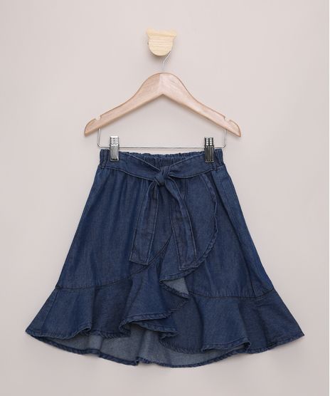 Saia-Jeans-Infantil-Midi-Transpassada-com-Babados-Azul-Escuro-9965923-Azul_Escuro_1