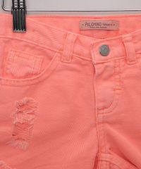 Short-de-Sarja-Infantil-Destroyed-com-Bolsos-Laranja-Neon-9971857-Laranja_Neon_3