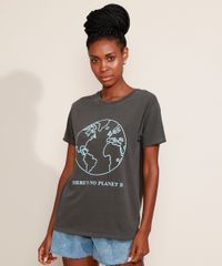 T-Shirt-Feminina-Mindset--There-Is-No-Planet-B--Manga-Curta-Decote-Redondo-Chumbo-9980296-Chumbo_1