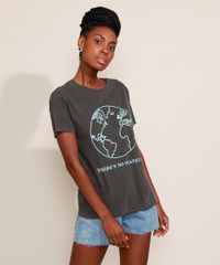 T-Shirt-Feminina-Mindset--There-Is-No-Planet-B--Manga-Curta-Decote-Redondo-Chumbo-9980296-Chumbo_5