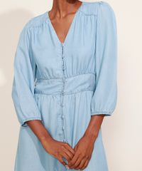 Vestido-Jeans-Feminino-Mindset-Midi-com-Botoes-e-Fenda-Manga-7-8-Azul-Claro-9981509-Azul_Claro_4