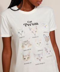 T-Shirt-Feminina-Mindset-Gatos-Manga-Curta-Decote-Redondo-Off-White-9978725-Off_White_2