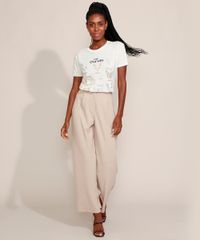 T-Shirt-Feminina-Mindset-Gatos-Manga-Curta-Decote-Redondo-Off-White-9978725-Off_White_3