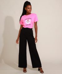 T-Shirt-Feminina-Mindset-Gato--I-Don-t-Like-You--Manga-Curta-Decote-Redondo-Rosa-9980298-Rosa_3