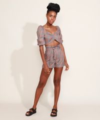 Short-Feminino-Mindset-Clochard-Cintura-Super-Alta-Estampado-Xadrez-com-Faixa-para-Amarrar-Cinza-9979866-Cinza_3